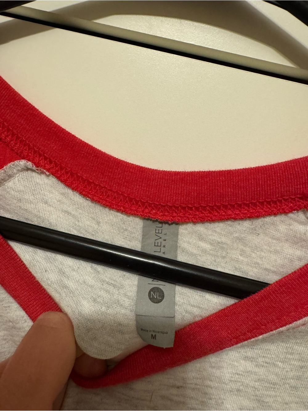 Pendleton Red and Heather Gray Ringer Tee - Picture 3 of 3